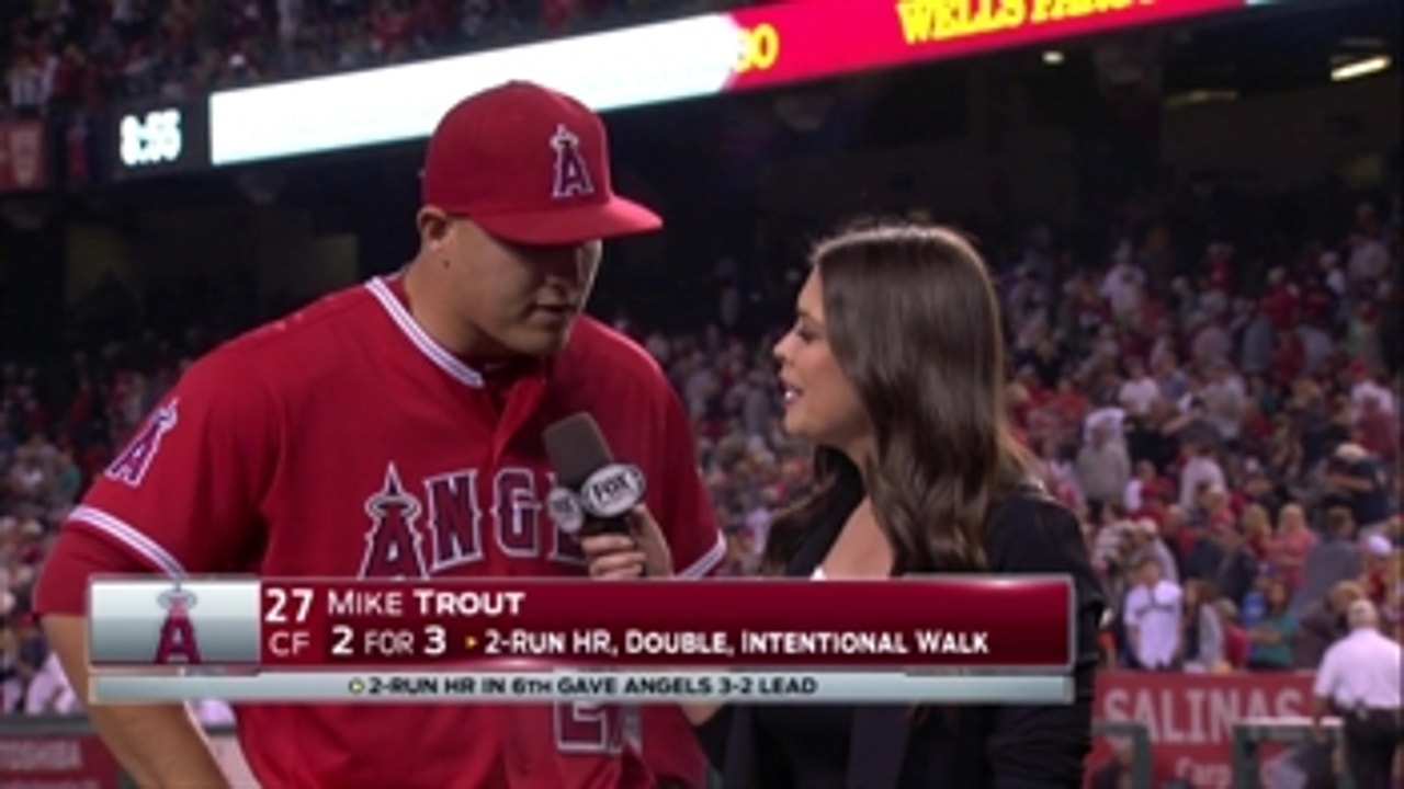 Trout, Pennington slug Angels to victory over Mariners