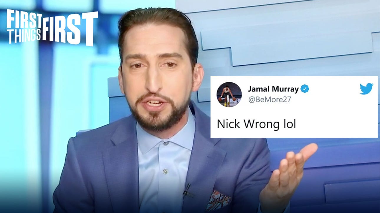 Nick Wright responds to Jamal Murray after he tweets 'Nick Wrong lol' on CP3 MVP take ' FIRST THINGS FIRST