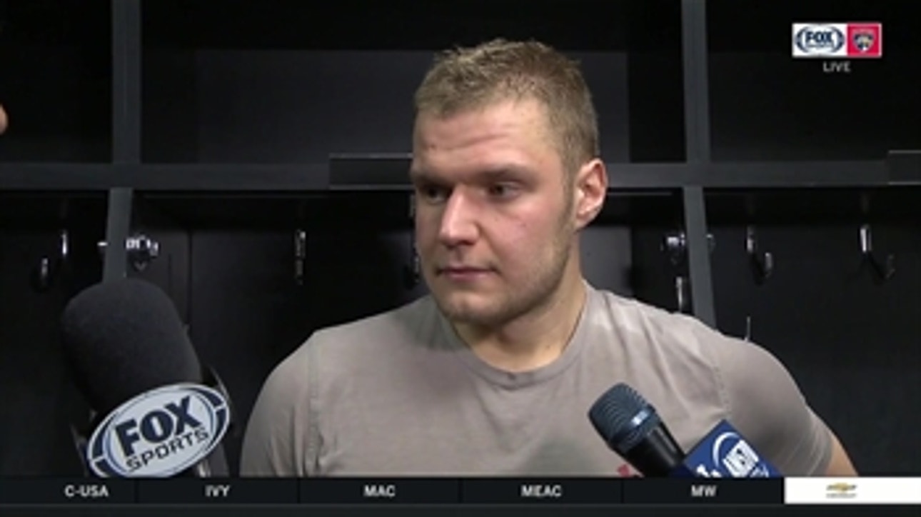 Aleksander Barkov on Panthers finding ways to win
