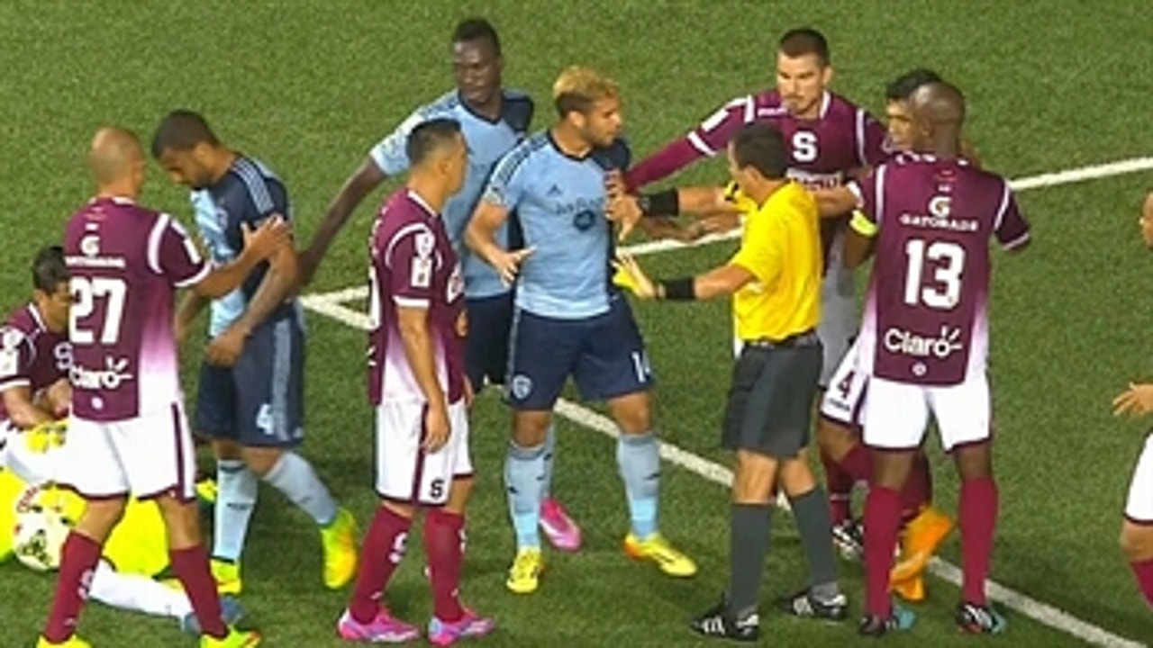 Highlights: Saprissa vs. Sporting KC