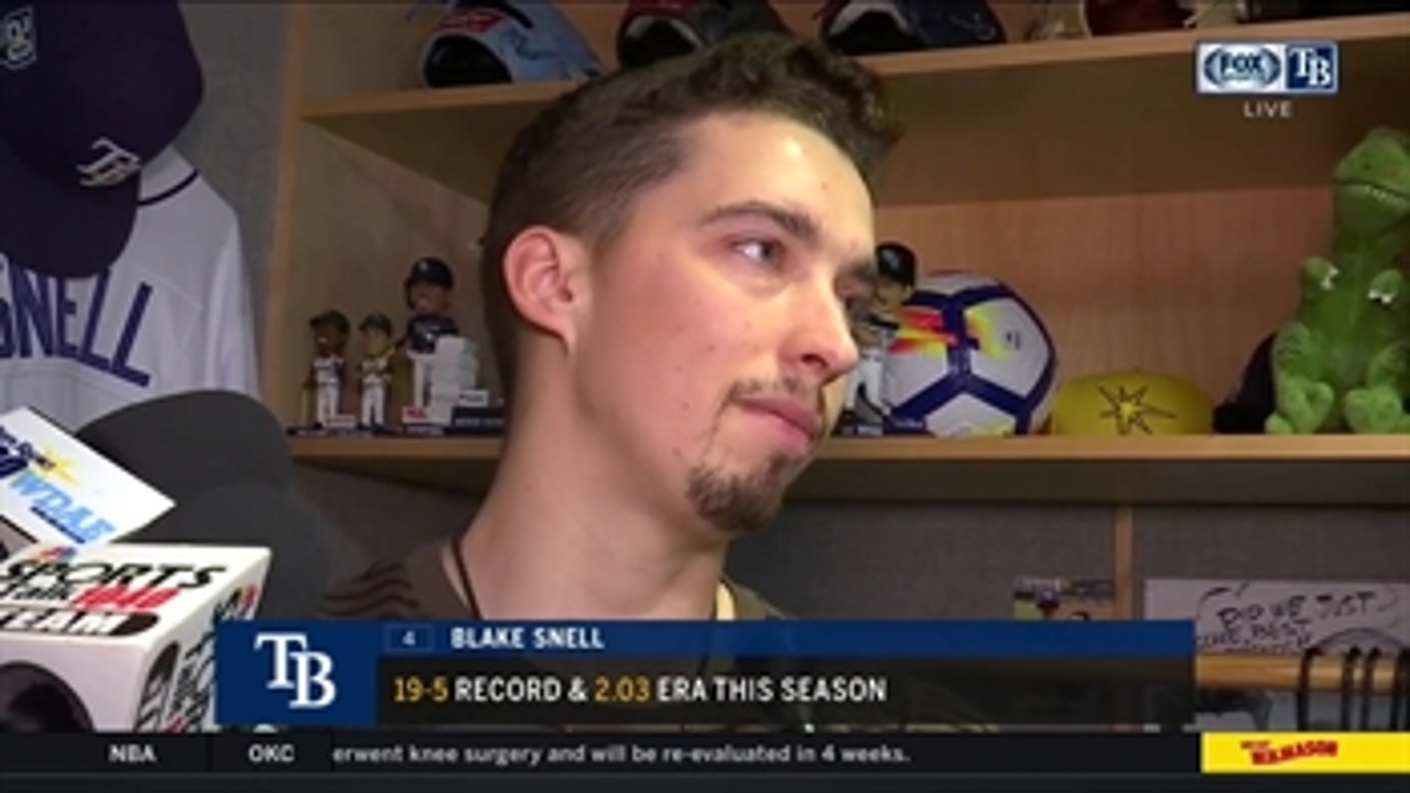 Blake Snell on getting his MLB-best 19th win