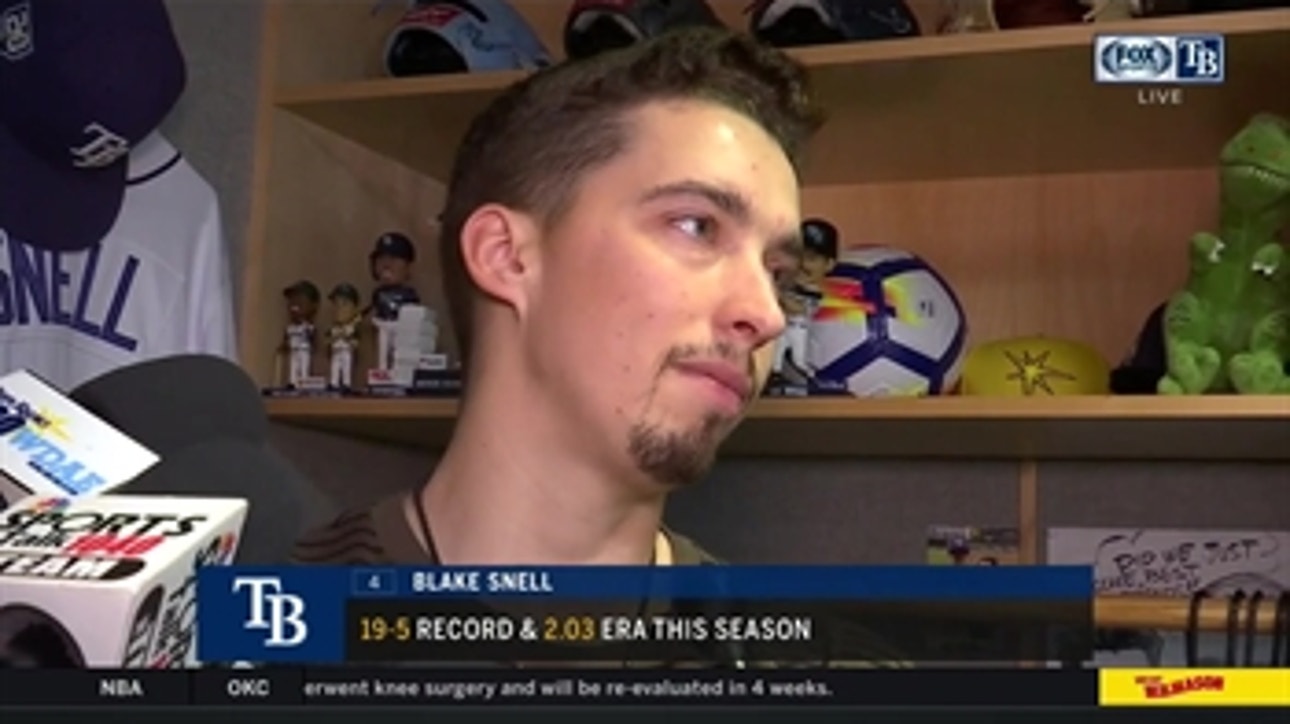 Blake Snell on getting his MLB-best 19th win