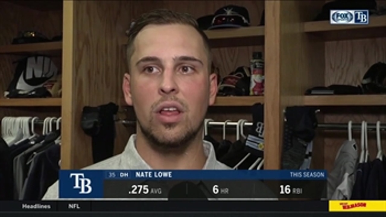 Nate Lowe details how the Rays earned the win over the Rangers in the 11th