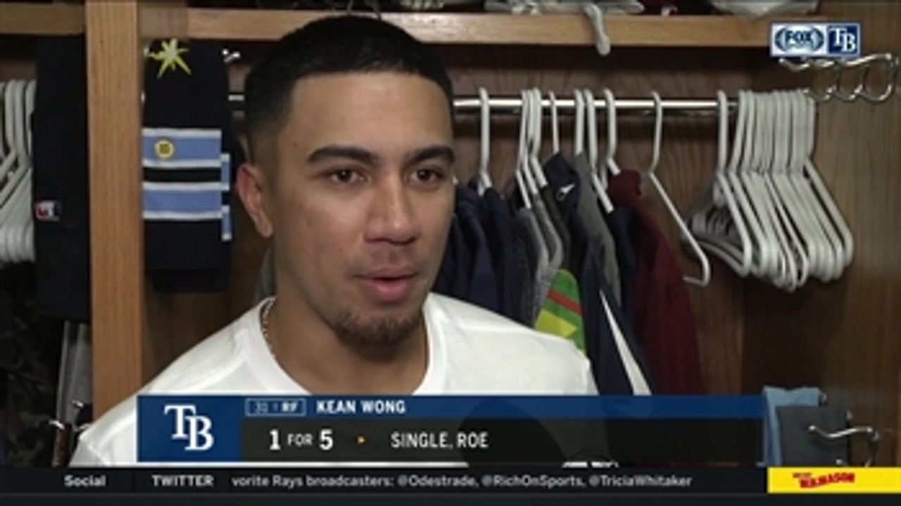 Kean Wong recaps his hustle play that helped the Rays lock up road the win in extras