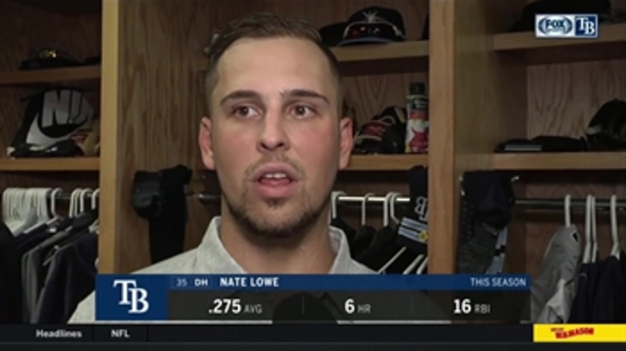Nate Lowe details how the Rays earned the win over the Rangers in the 11th
