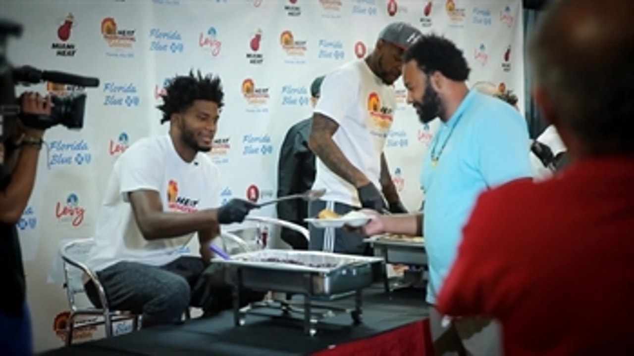 Heat hold 25th annual Thanksgiving Celebration at Miami Rescue Mission