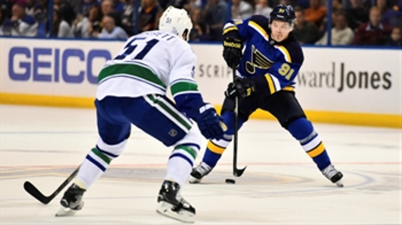 Blues downed by Canucks