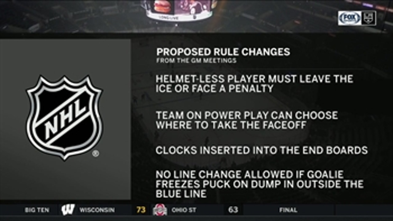 NHL rule changes have LA Kings Live guys pitted against each other