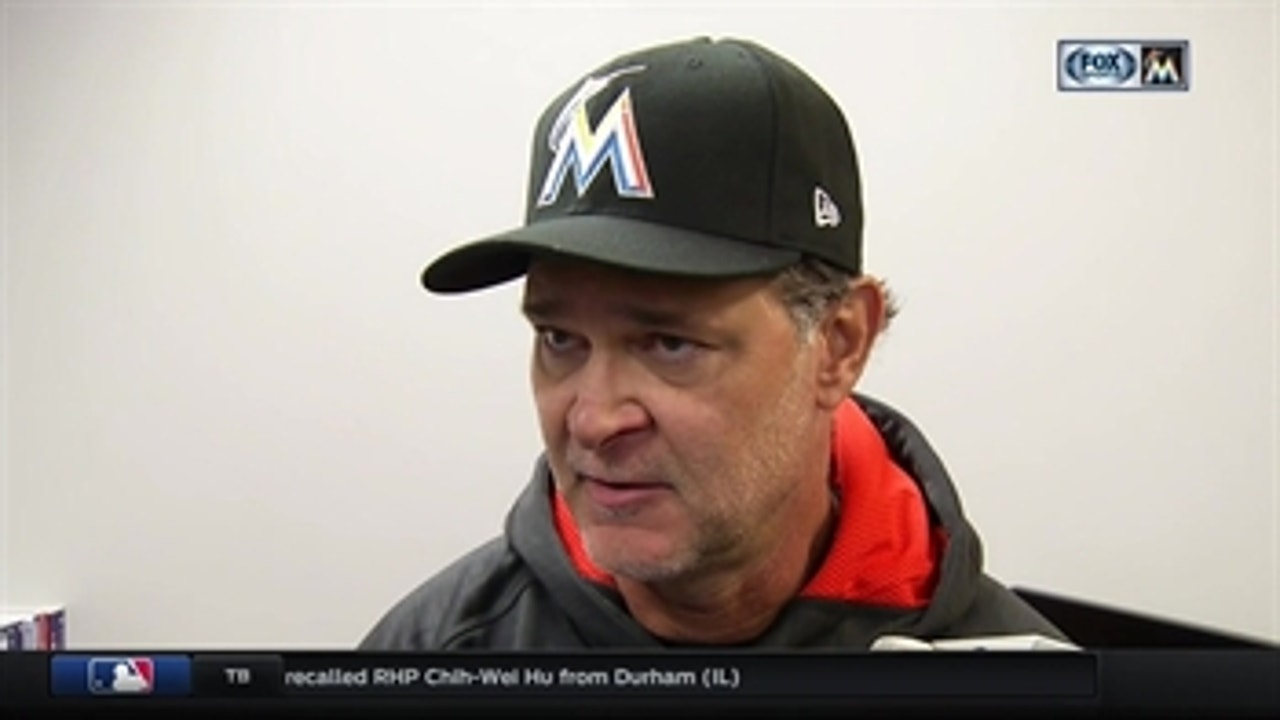 Don Mattingly reacts to the missed opportunities in loss to Mets