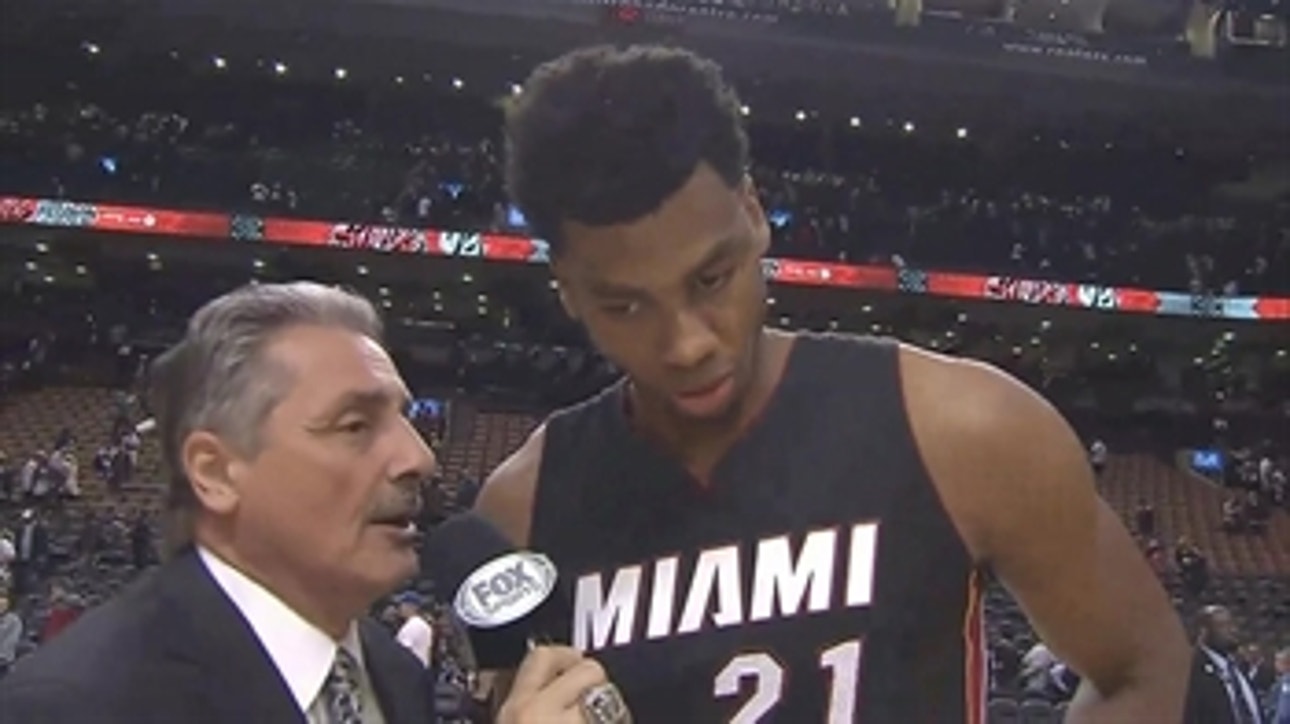 Hassan Whiteside says Heat started series off right