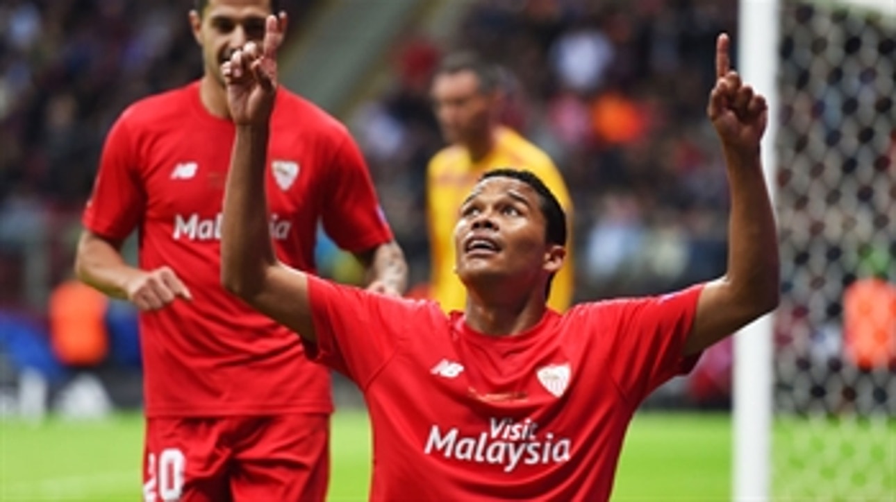 Bacca puts Sevilla up 2-1 over Dnipro