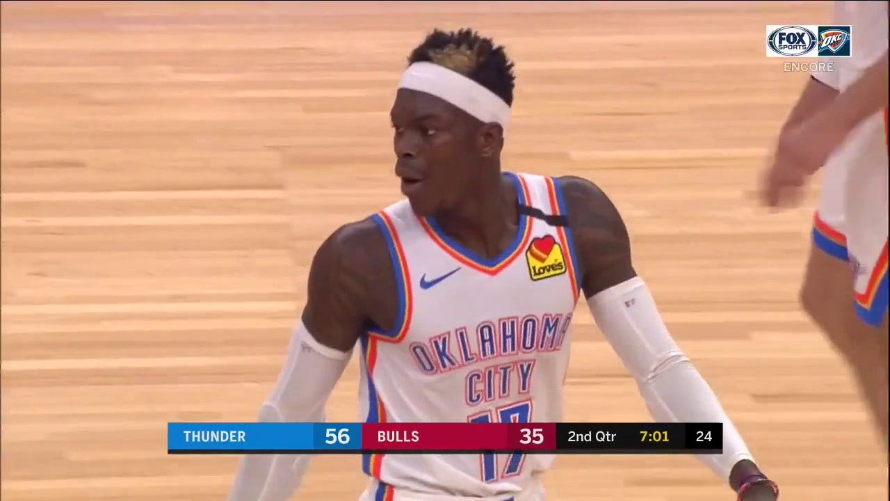 WATCH: No-Look pass from Schroder to Noel for the SLAM ' Thunder ENCORE