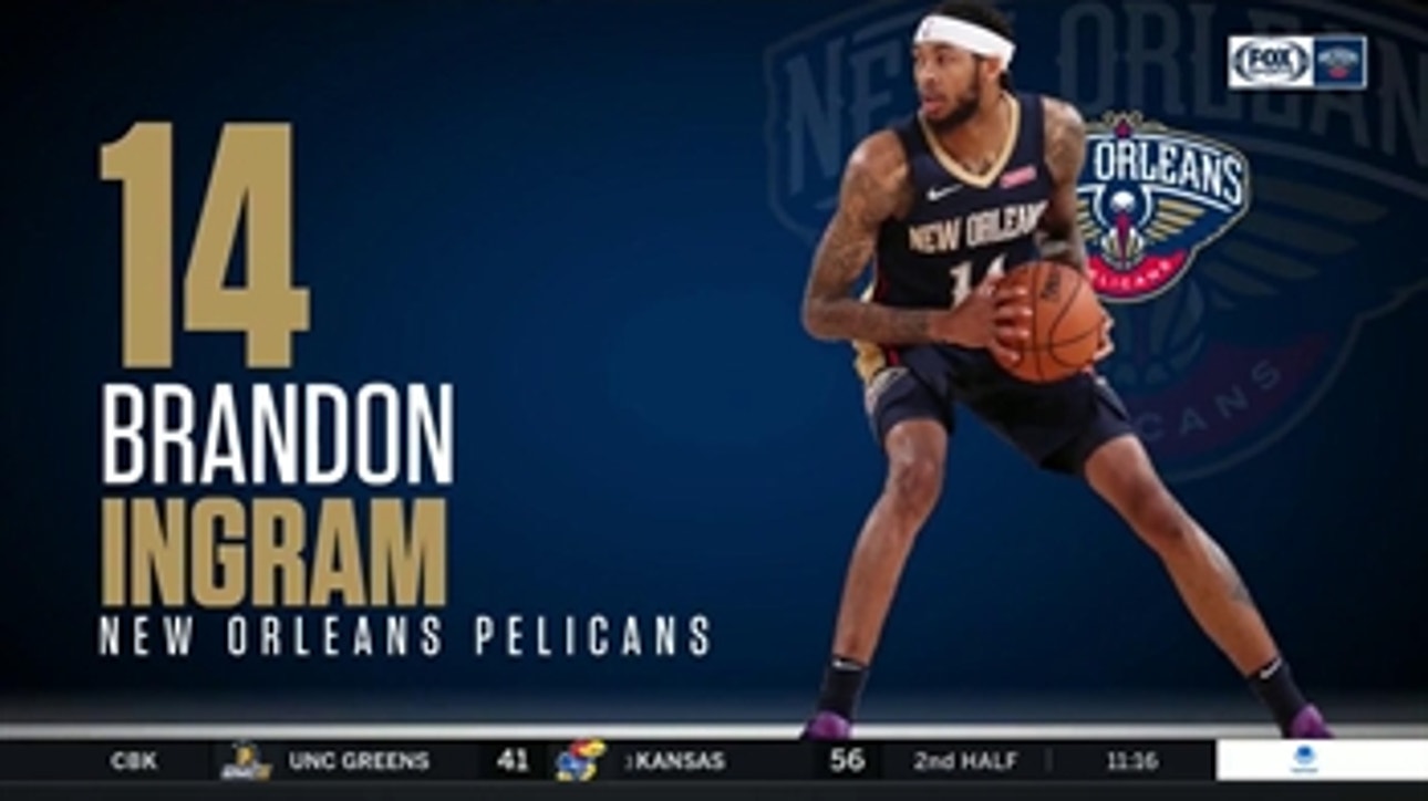 Brandon Ingram has big night vs. Raptors ' Pelicans Live