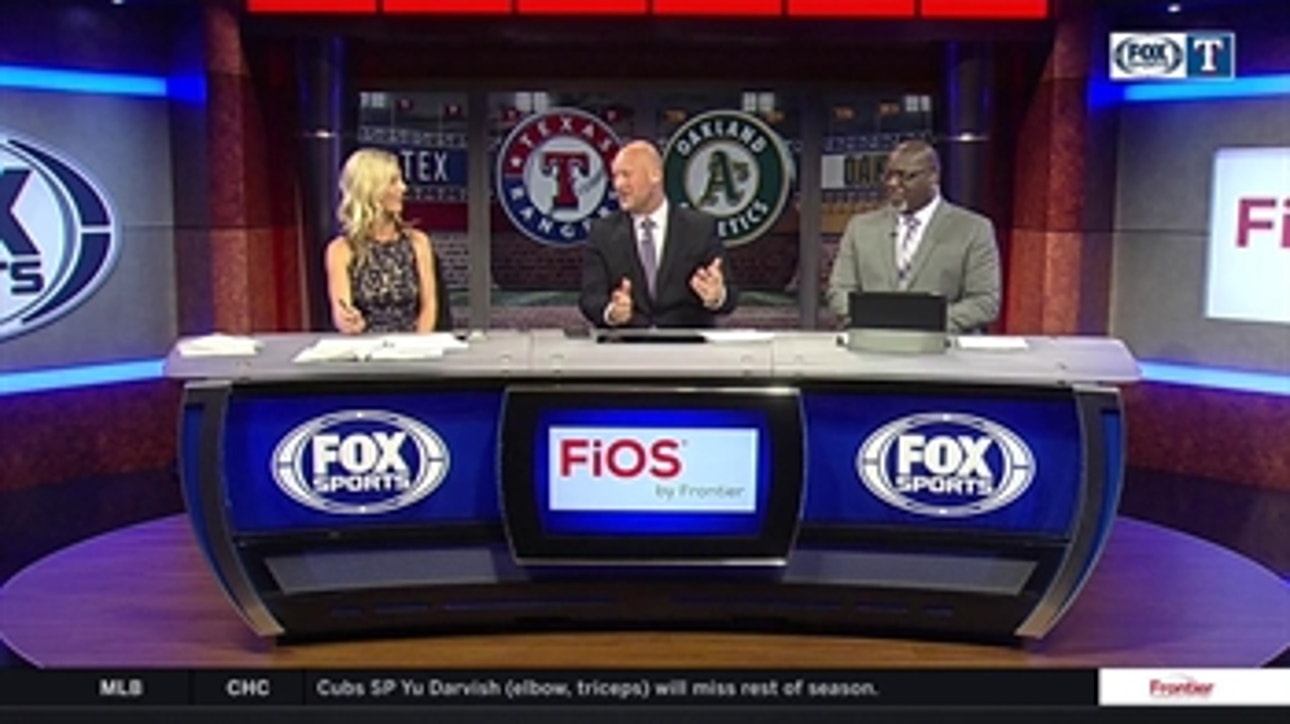 Need to Call Someone about figuring out Khris Davis ' Rangers Live