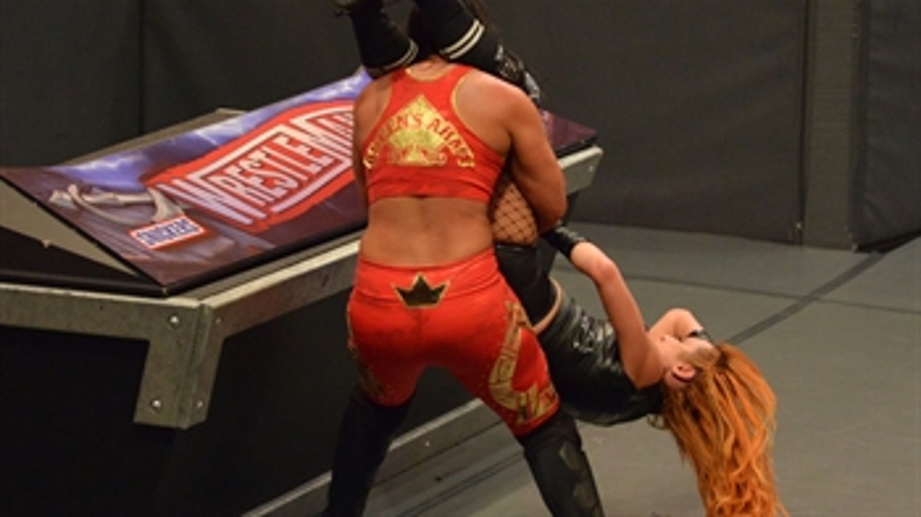 Shayna Baszler uses Becky Lynch as a battering ram: WrestleMania 36 (WWE Network Exclusive)