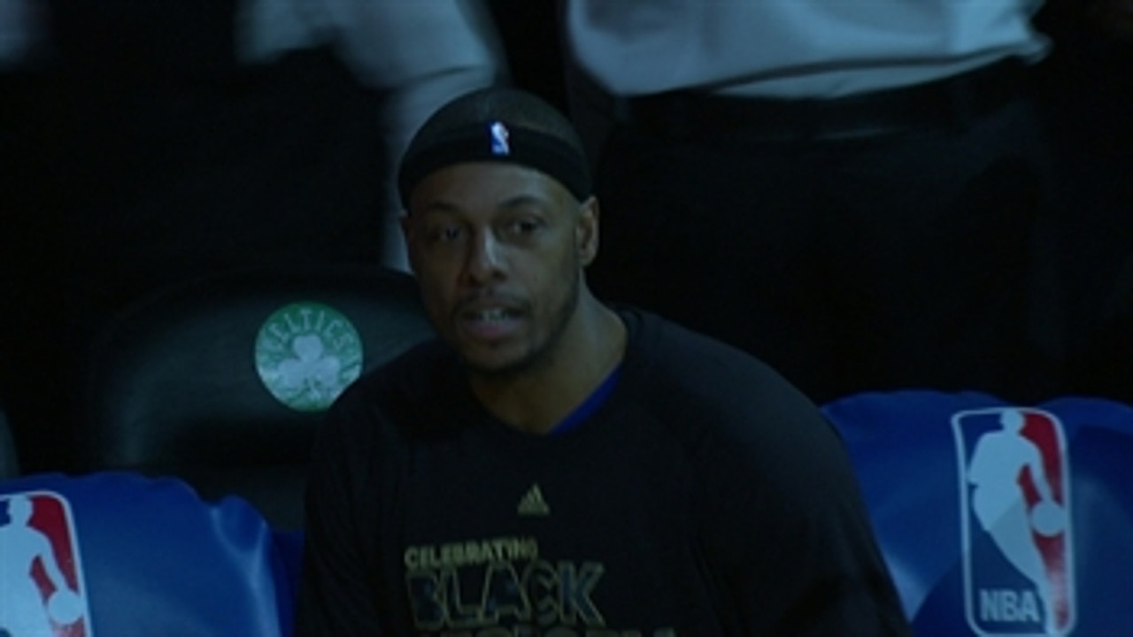 Clippers' Paul Pierce mic'd up before final game at TD Garden