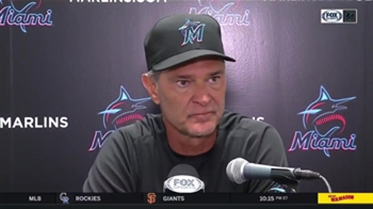 Don Mattingly addresses Marlins' struggles at the plate