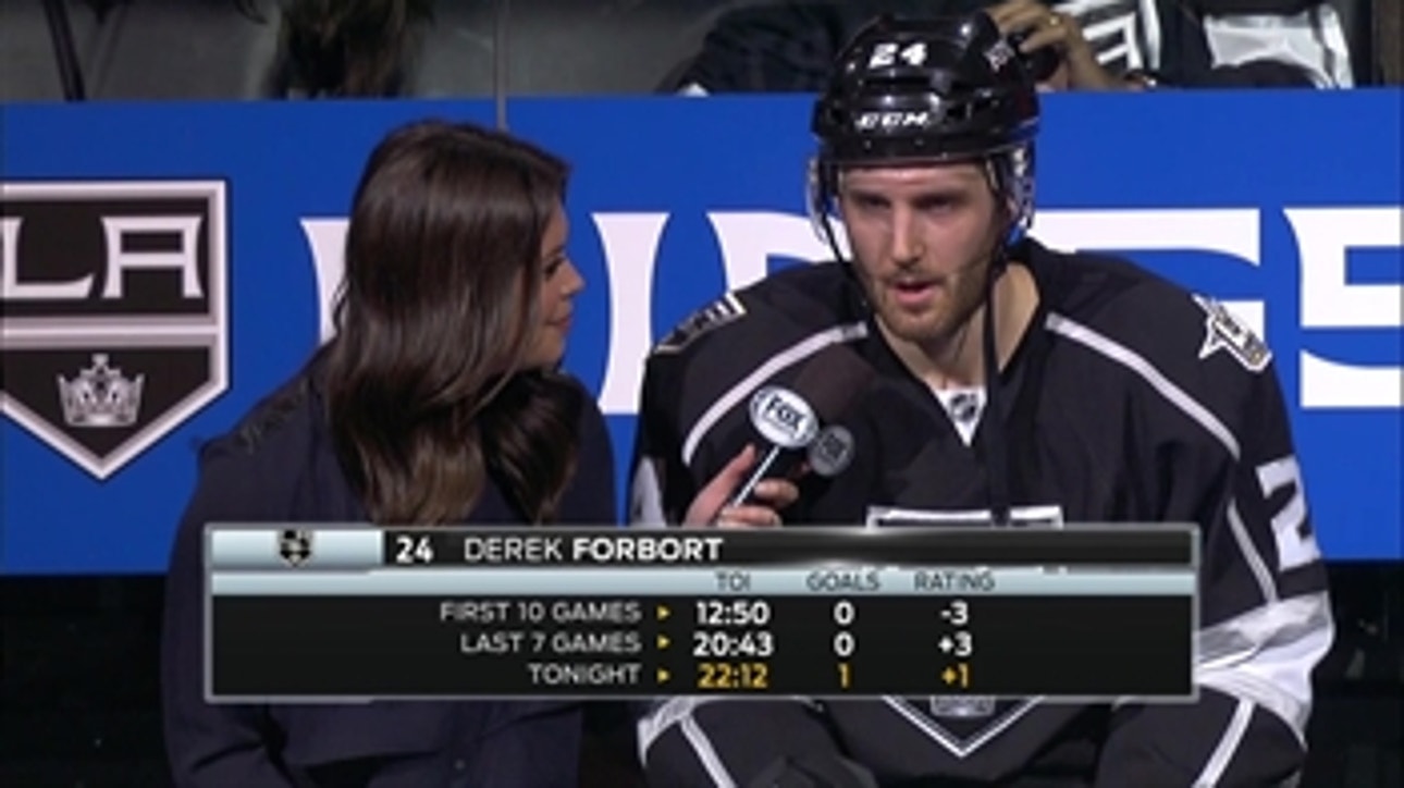 Kings' Derek Forbort:  We wanted to come out with hot start
