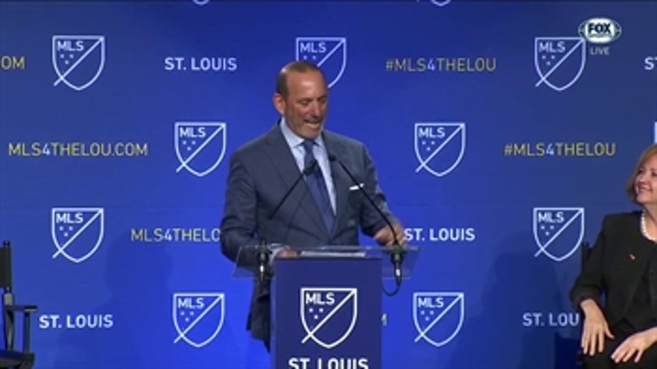 MLS commissioner on St. Louis: 'One of the great, historic soccer cities'