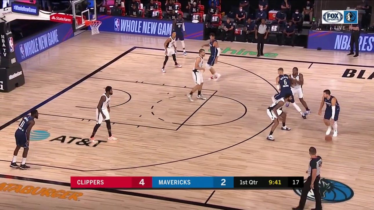 WATCH: Luka Doncic Score on Kawhi Leonard