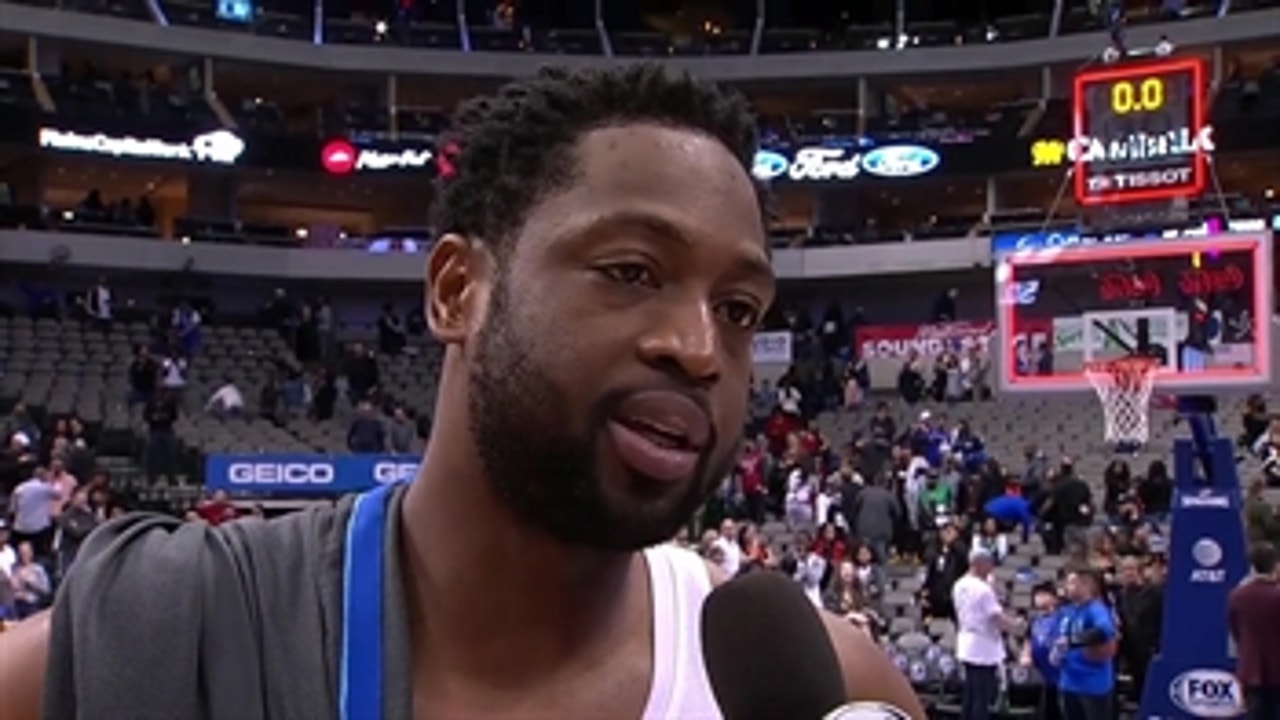 Dwyane Wade discusses his 22-point effort, relationship with Dirk Nowitzki