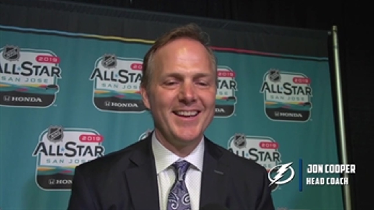 Lightning coach Jon Cooper reveals how he created his lineups for the All-Star Game