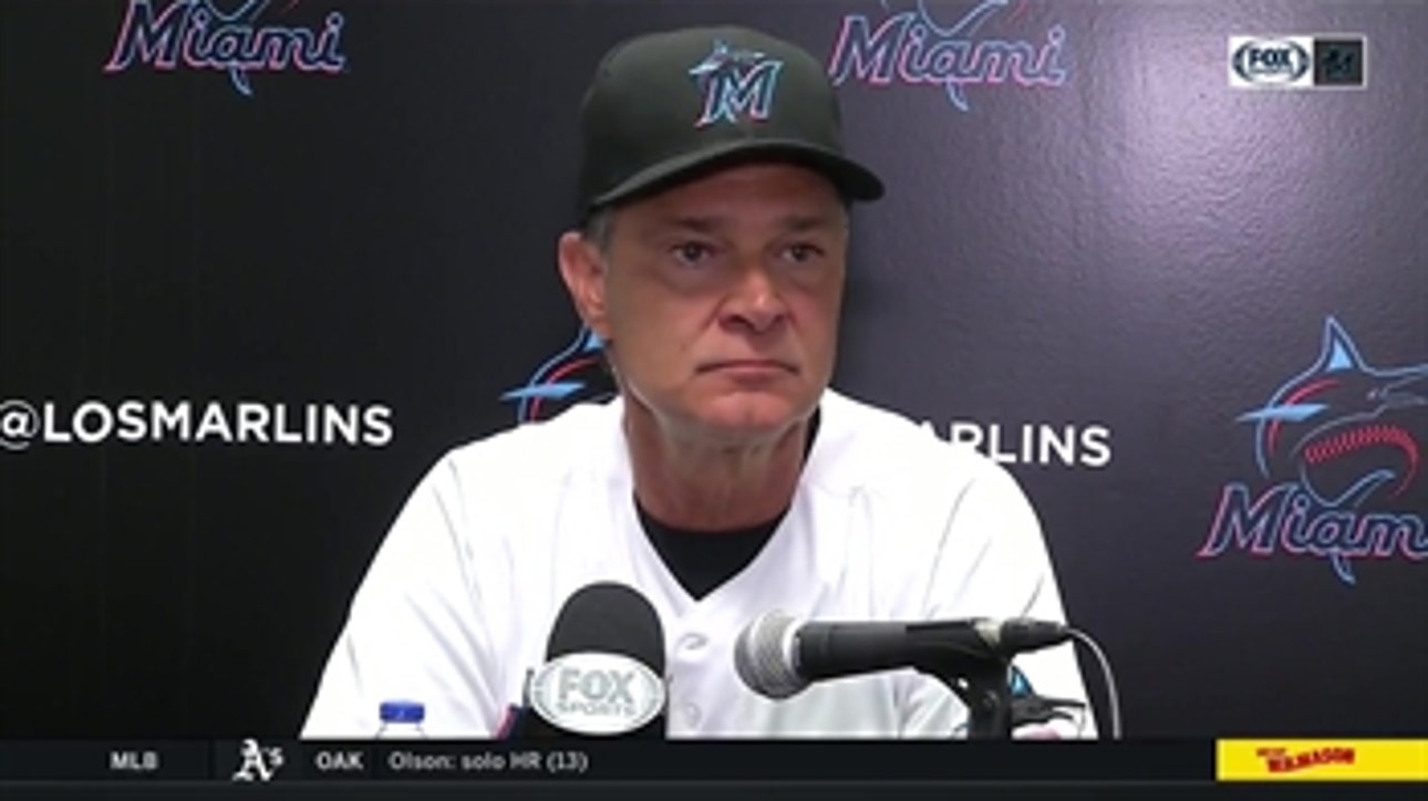 Don Mattingly on Marlins' pitching effort, frustrations at the plate