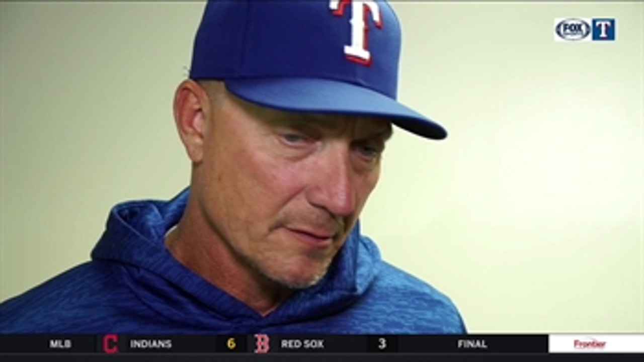 Jeff Banister on Rangers 2-Hit Night in loss to Athletics