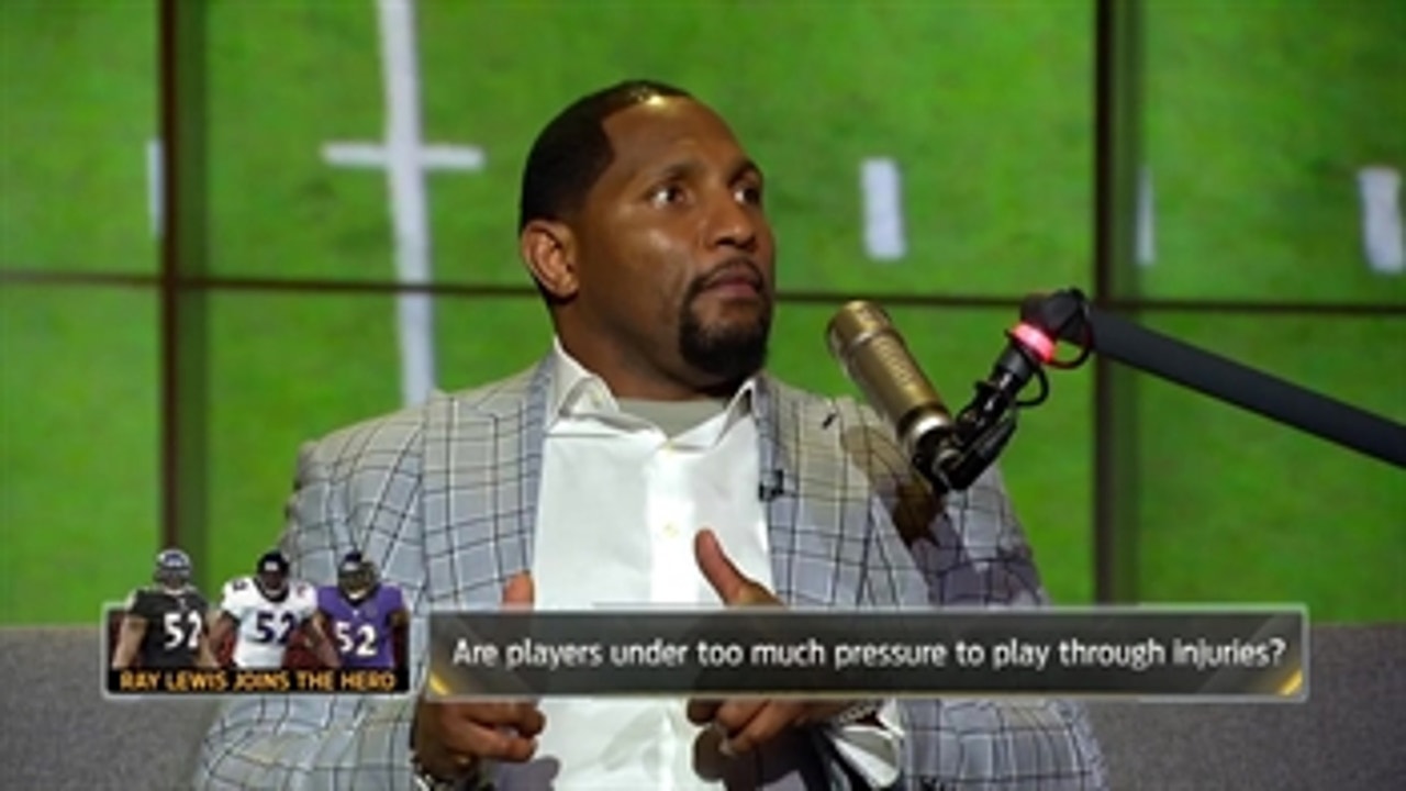 Ray Lewis remembers some of his most painful injuries - 'The Herd'