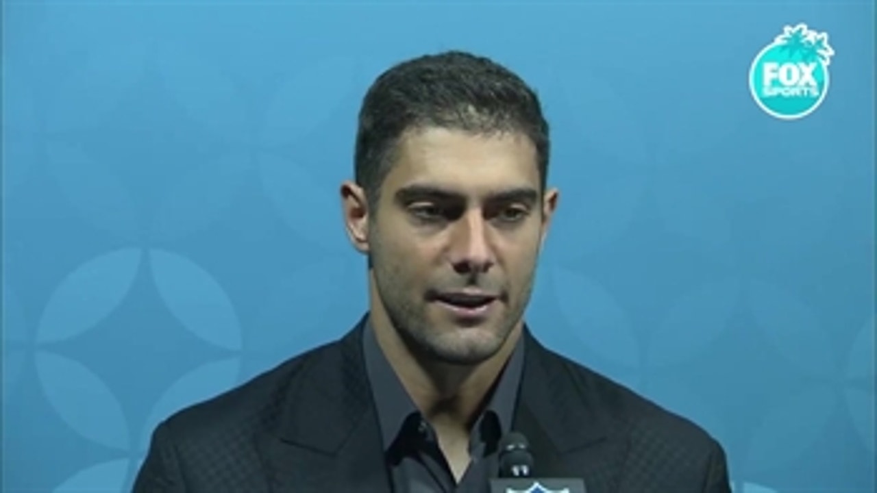 Jimmy Garoppolo: 'At the end of the day, people just remember the wins and the losses'