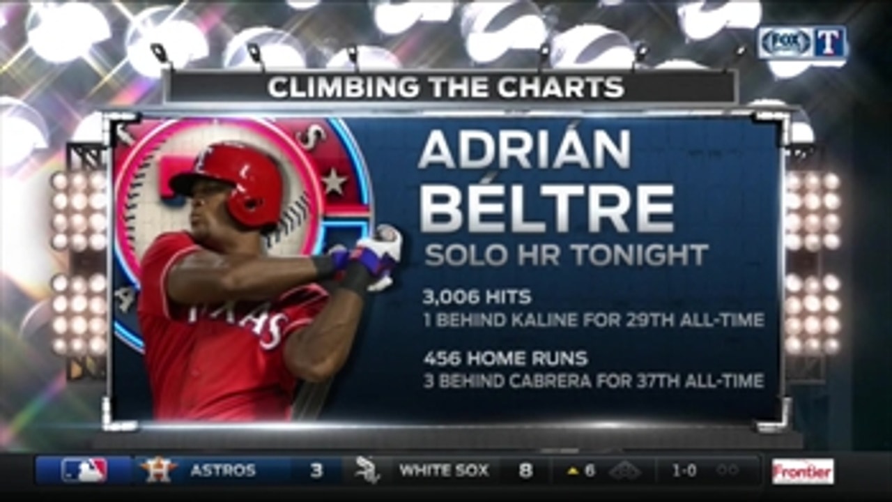 Adrian Beltre Adds to the Legend ' Rangers Live