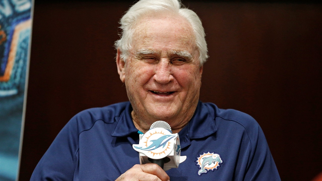 Skip and Shannon pay their respects to Dolphins' Hall of Fame Coach Don Shula