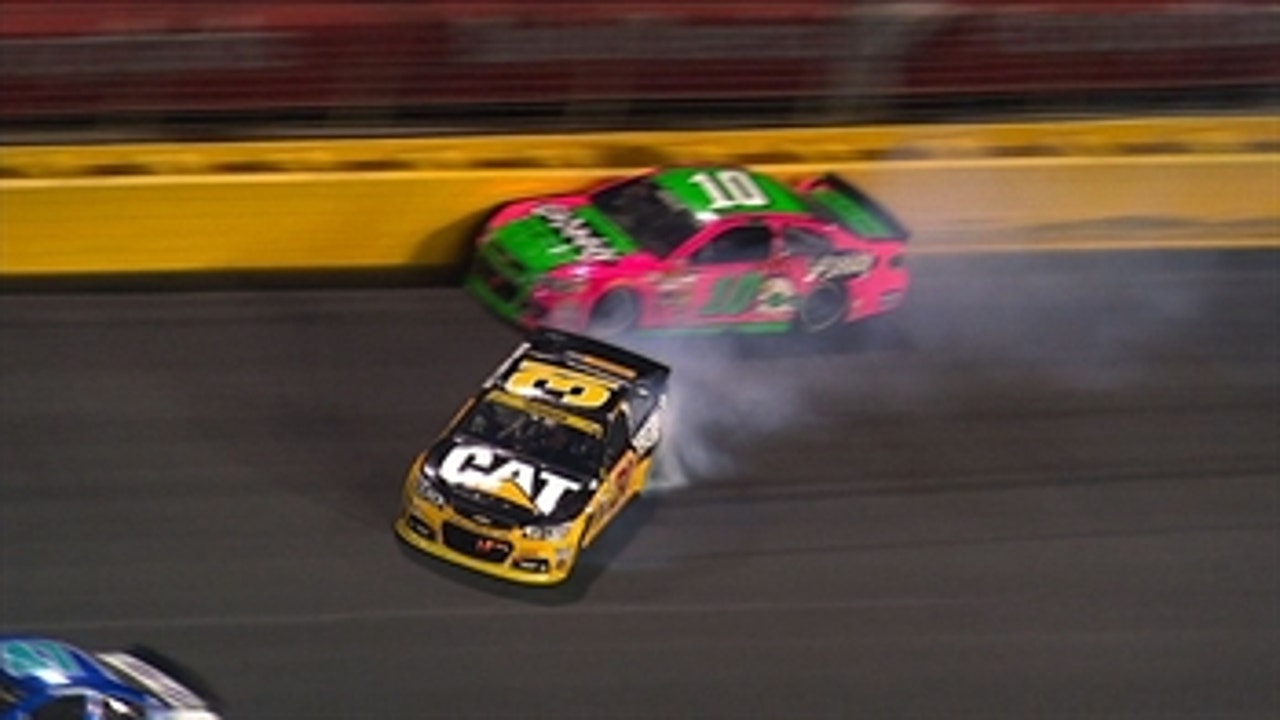 CUP: Newman Escapes Danica Patrick Wreck - Charlotte 2014