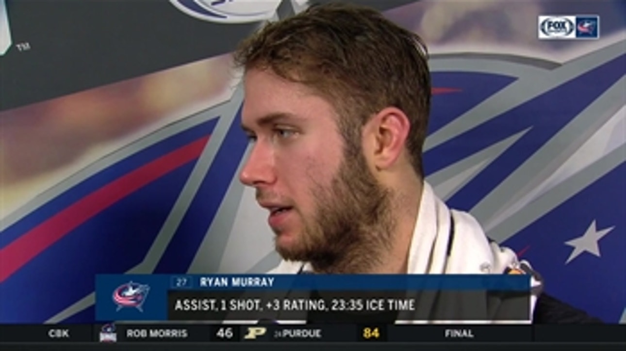Ryan Murray believes Blue Jackets fed off crowd's energy and kept their composure