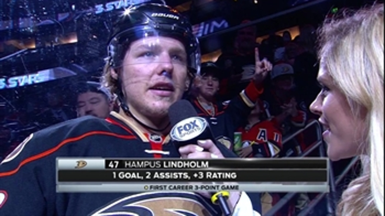 Hampus Lindholm talks about Ducks' second-place standing in Pacific Division