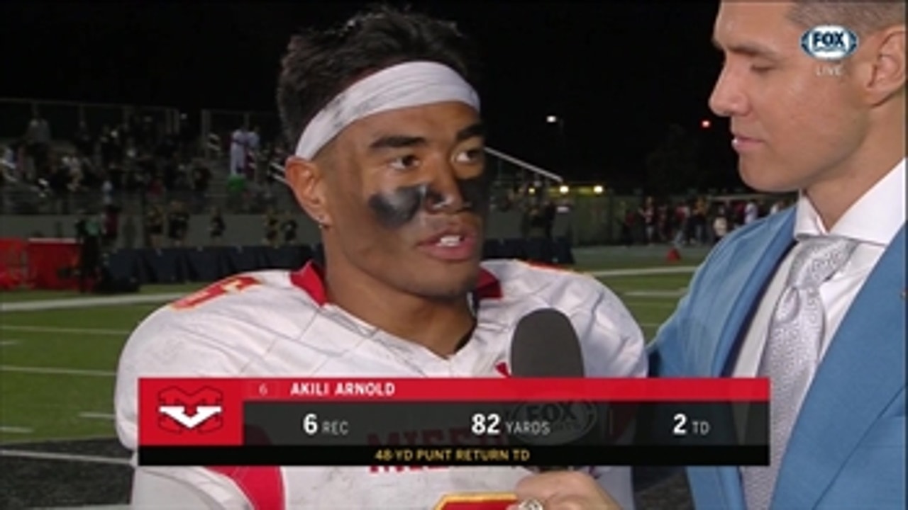 Week 4: Akili Arnold (3 TDs) the man of the hour for Mission Viejo
