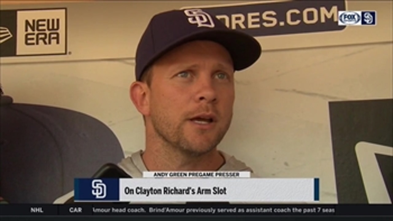 Andy Green talks Clayton Richard, how to pitch to Bryce Harper