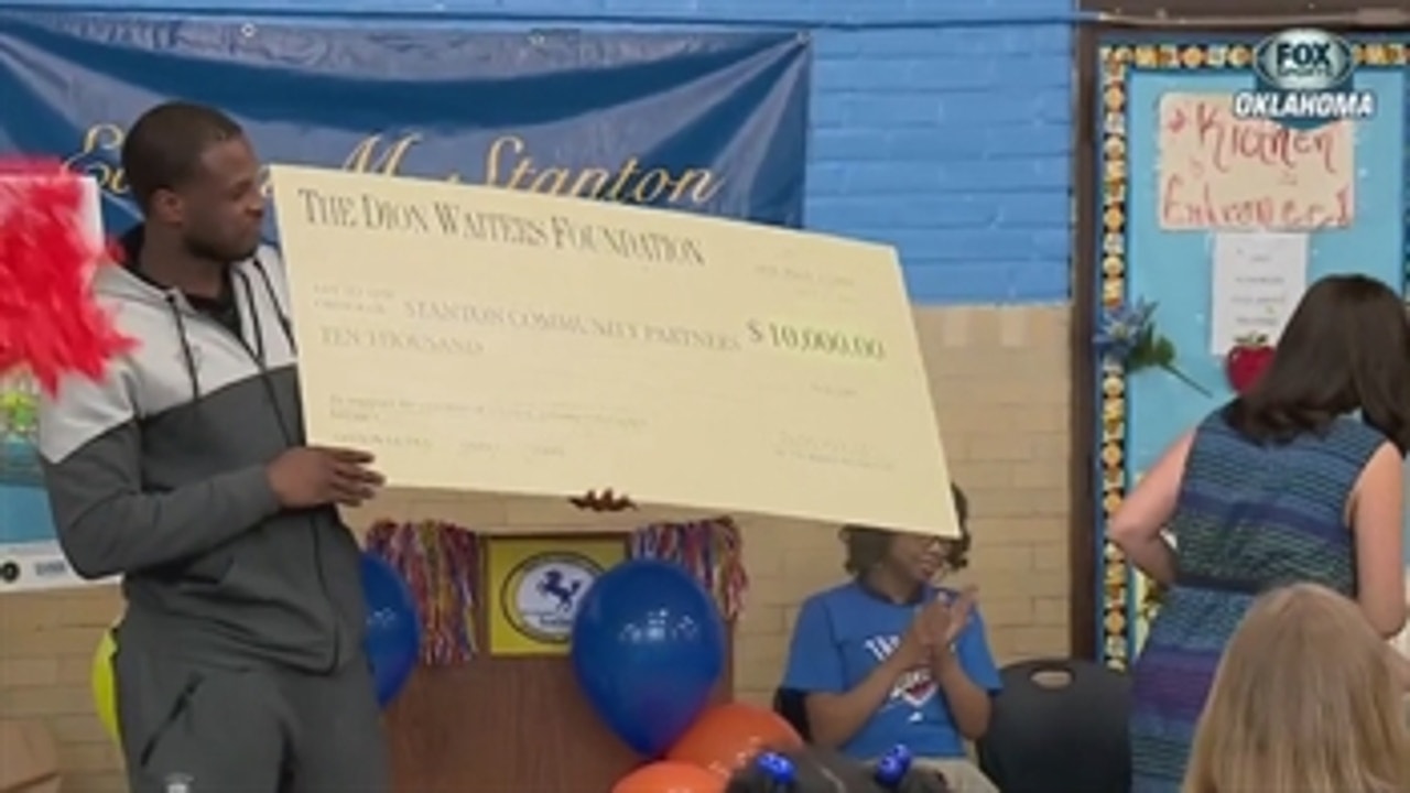 Dion Waiters gives back to his childhood elementary school