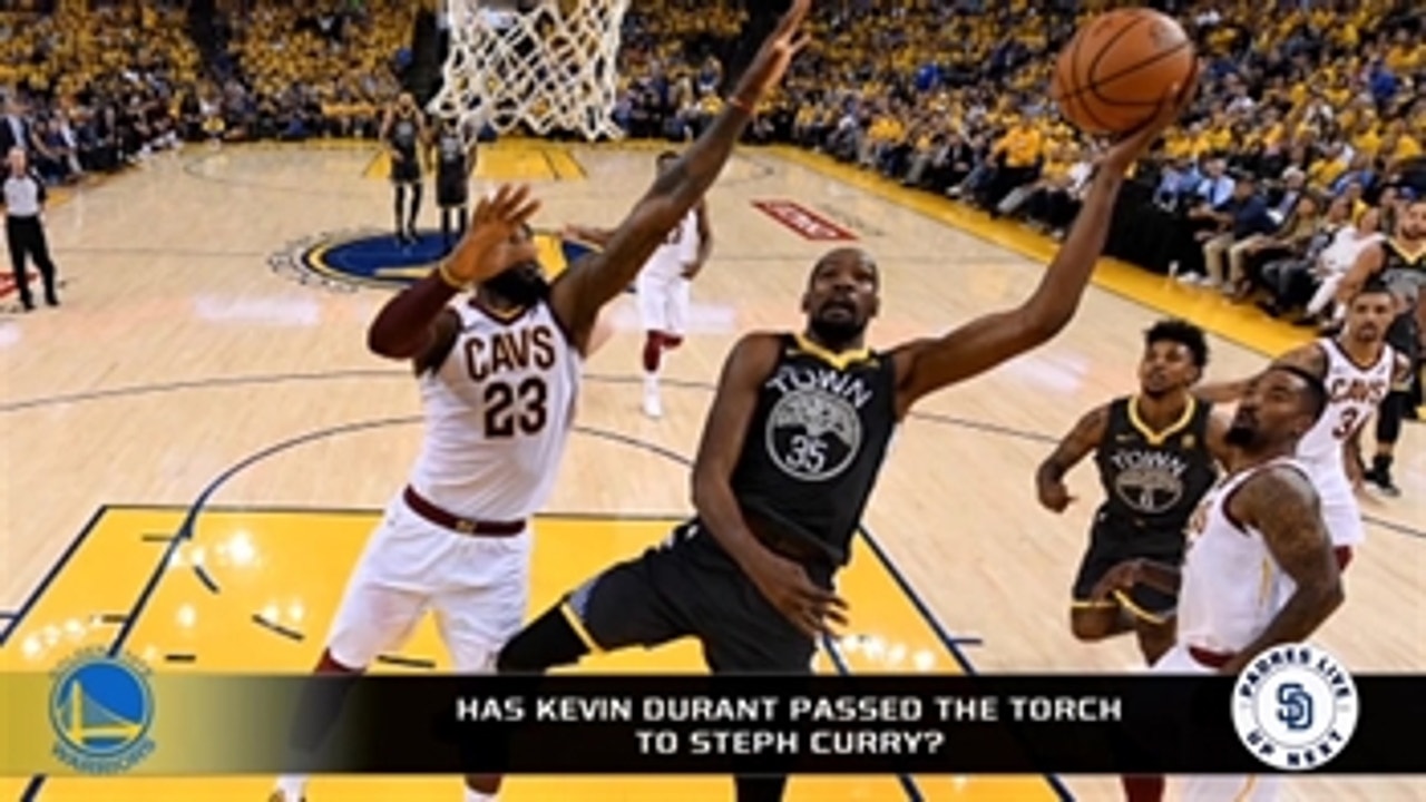 Is Kevin Durant fine taking a backseat this year in the Finals?