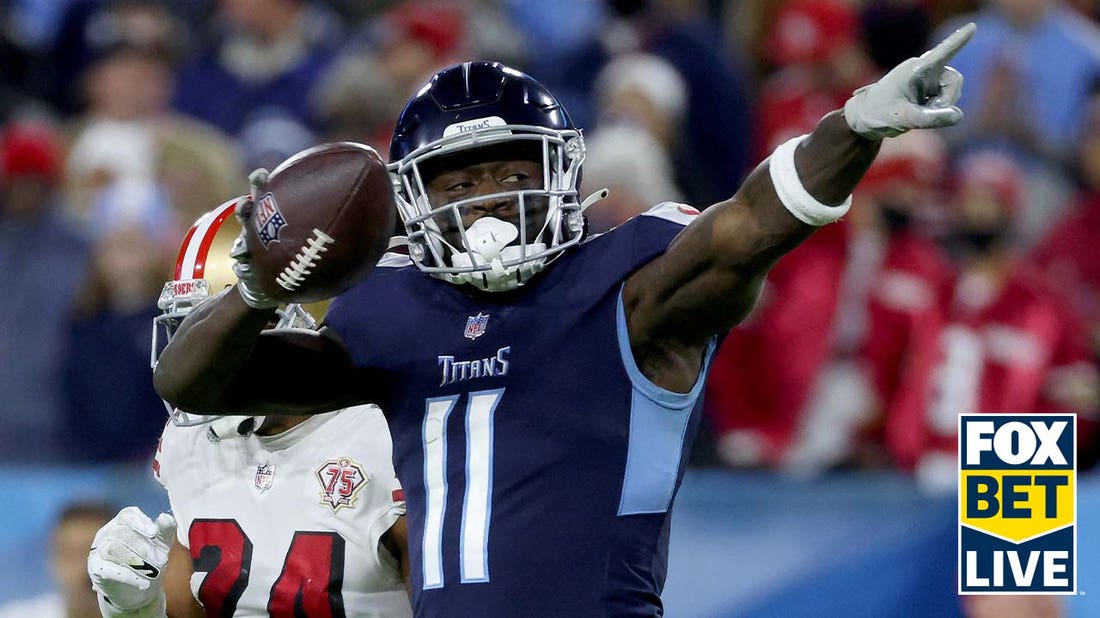 'A.J. Brown is the key' — Geoff Schwartz on why you should bet on the Titans to cover vs. the Bengals I Fox Bet Live