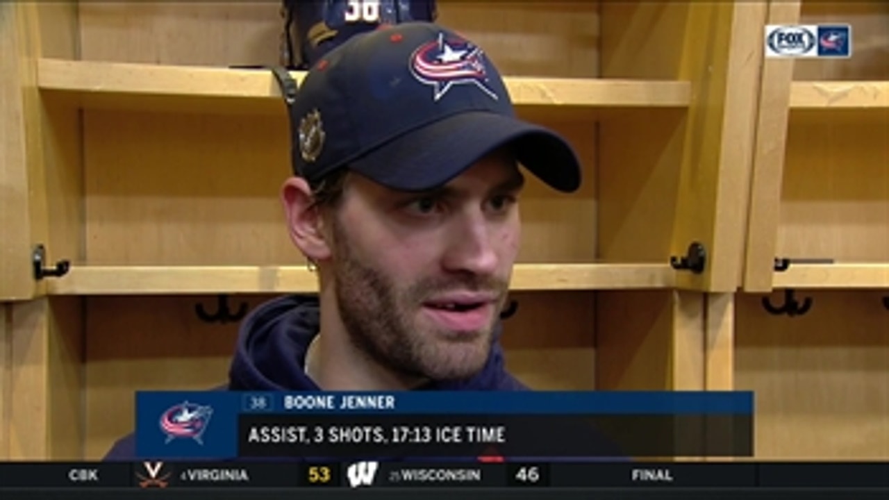 Boone Jenner: 'Tonight, we just found a way to get it done'