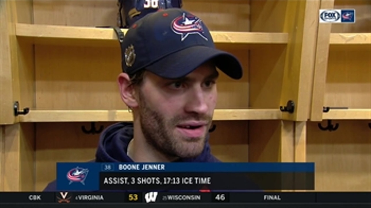 Boone Jenner: 'Tonight, we just found a way to get it done'