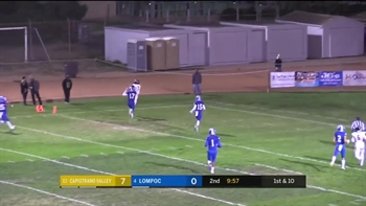 Playoffs, First Round: Jack Haley with another impressive touchdown catch for Capistrano