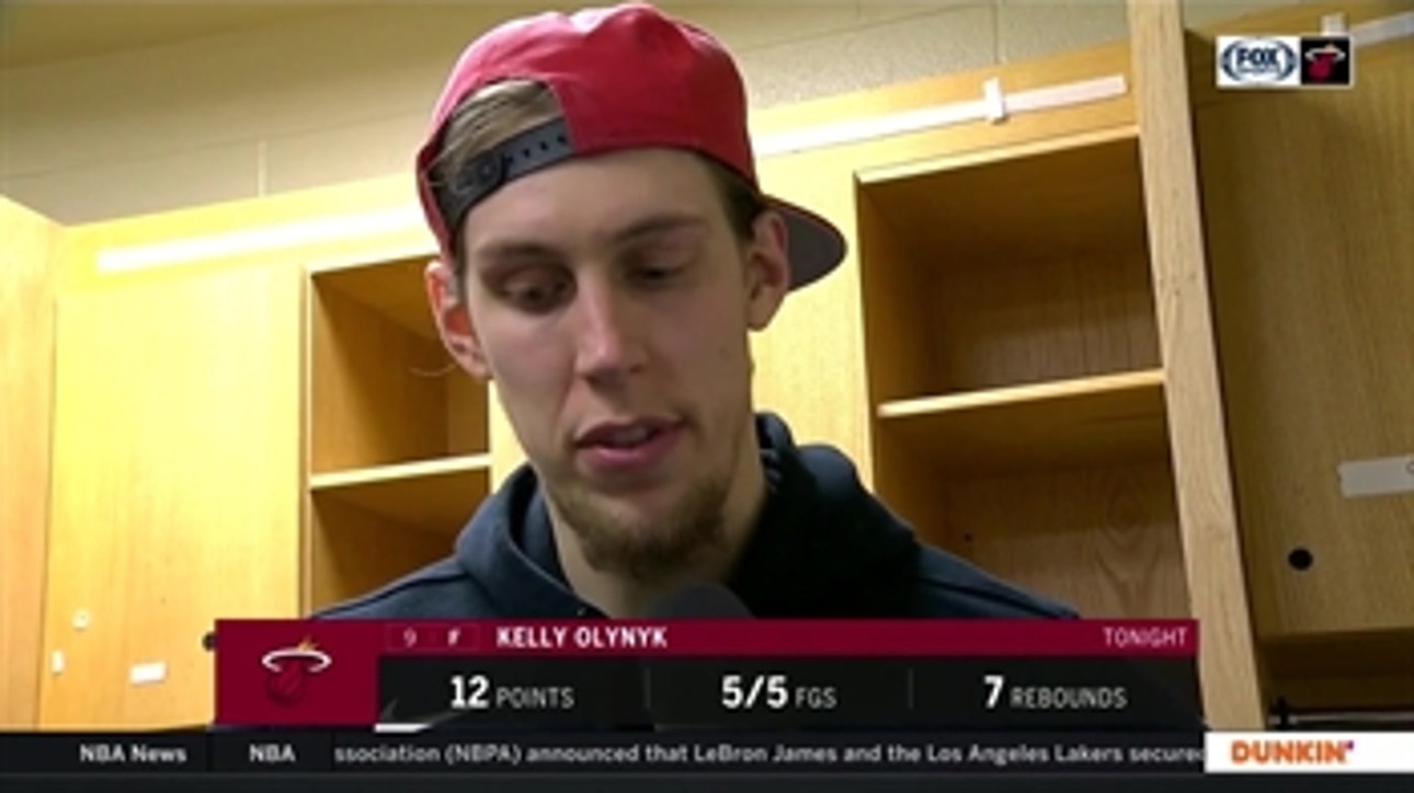 Kelly Olynyk: 'You can see, it's all coming together'