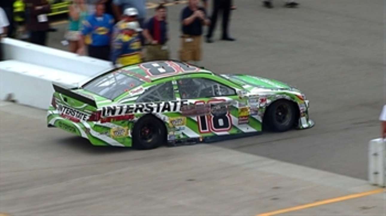 CUP: Kyle Busch to Garage after Early Wreck - Michigan 2014