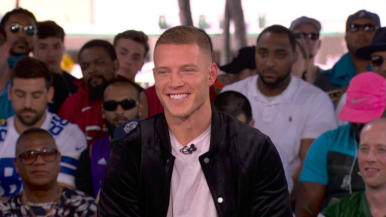 Christian McCaffrey gets nostalgic with Shannon, talks Panthers ' UNDISPUTED ' LIVE FROM MIAMI