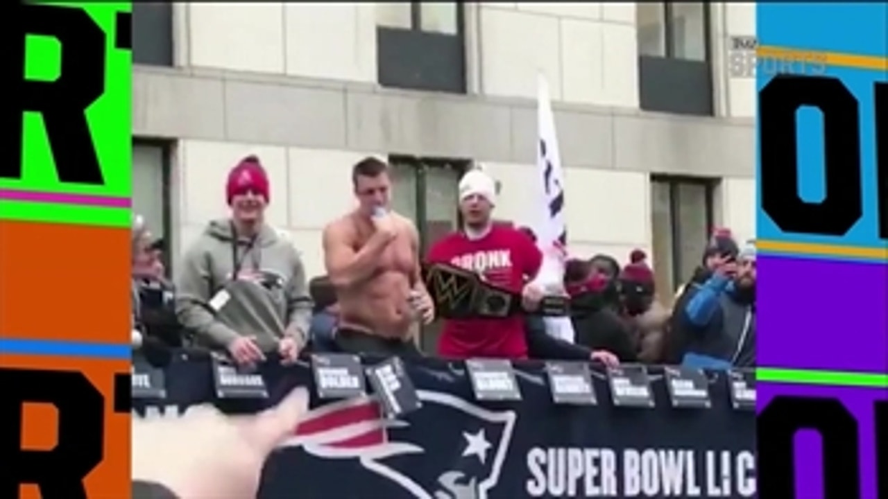 Gronk parties at the Patriots' Super Bowl parade...for the fans ' TMZ SPORTS