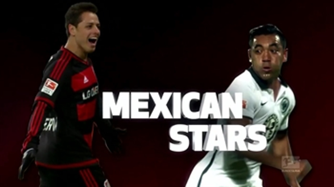 Chicharito and Marco Fabian have a video chat before facing off in the Bundesliga