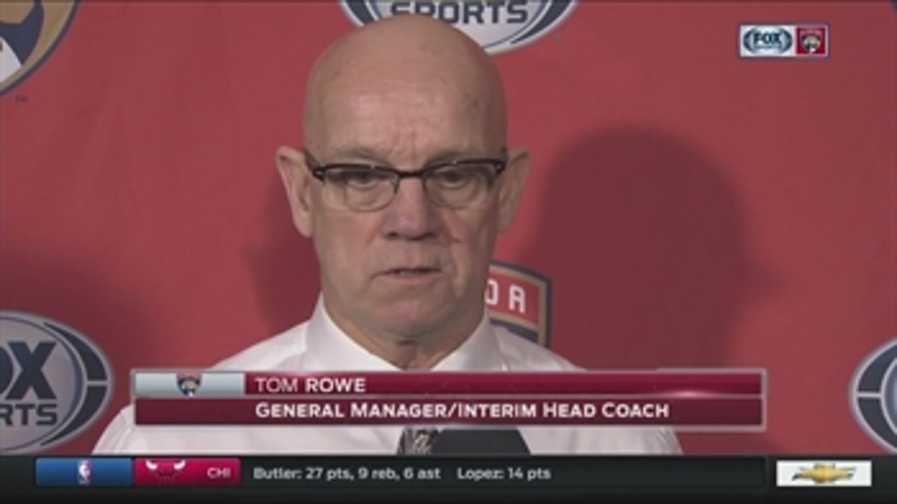 Tom Rowe: You have to show up every single day