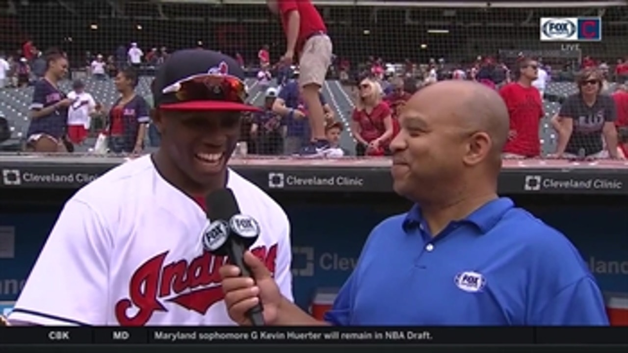 Greg Allen on filling in for Francisco Lindor in leadoff spot